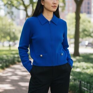 St. John Royal Blue Blazer